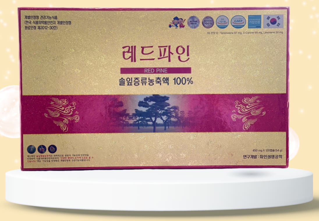 TPBVSK Viên Uống Tinh Dầu Thông Đỏ Cao Cấp 100% Red Pine Hộp 120 Viên 450 mg thumbnail 6