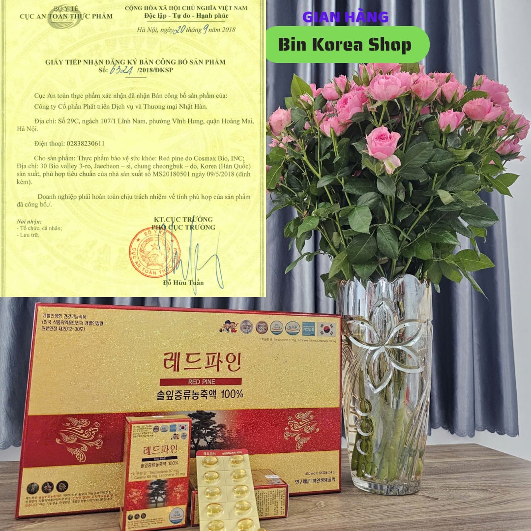 TPBVSK Viên Uống Tinh Dầu Thông Đỏ Cao Cấp 100% Red Pine Hộp 120 Viên x 450 mg thumbnail 5