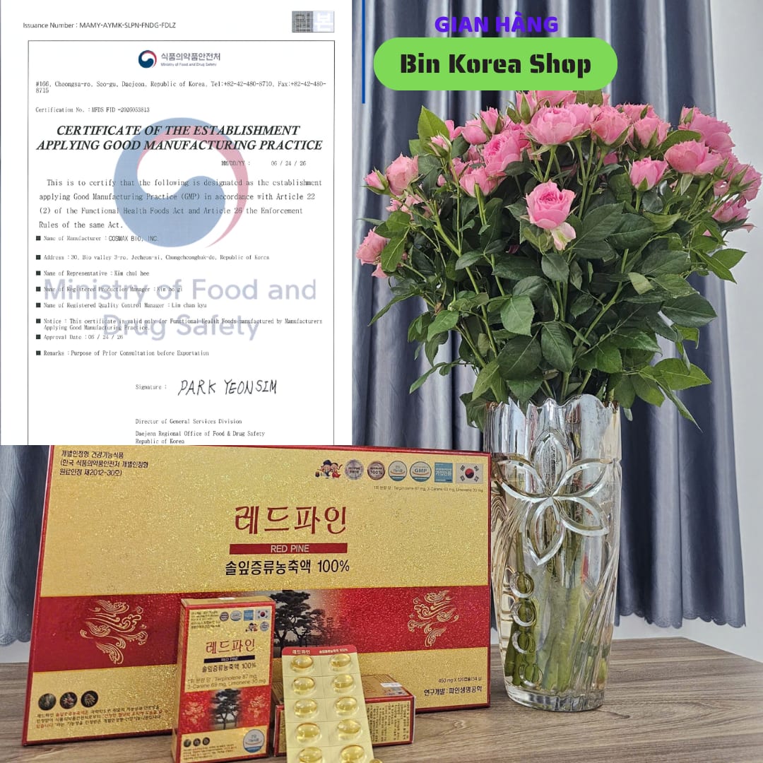 TPBVSK Viên Uống Tinh Dầu Thông Đỏ Cao Cấp 100% Red Pine Hộp 120 Viên x 450 mg thumbnail 9