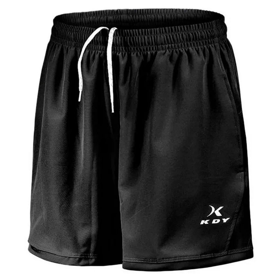 SHORT FUTBOL OMEGA NEGRO NIÃ‘O