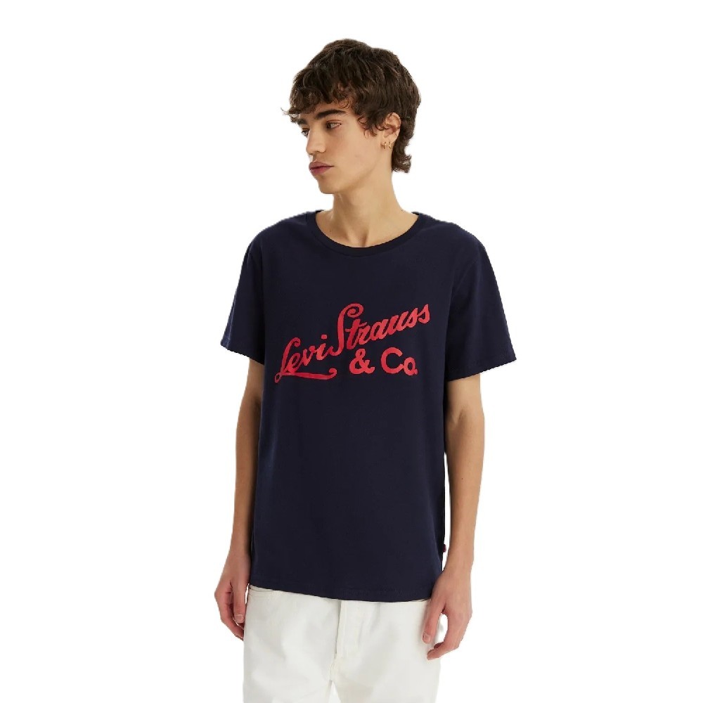 GRAPHIC CREW TEE (LEVI STARUSS)