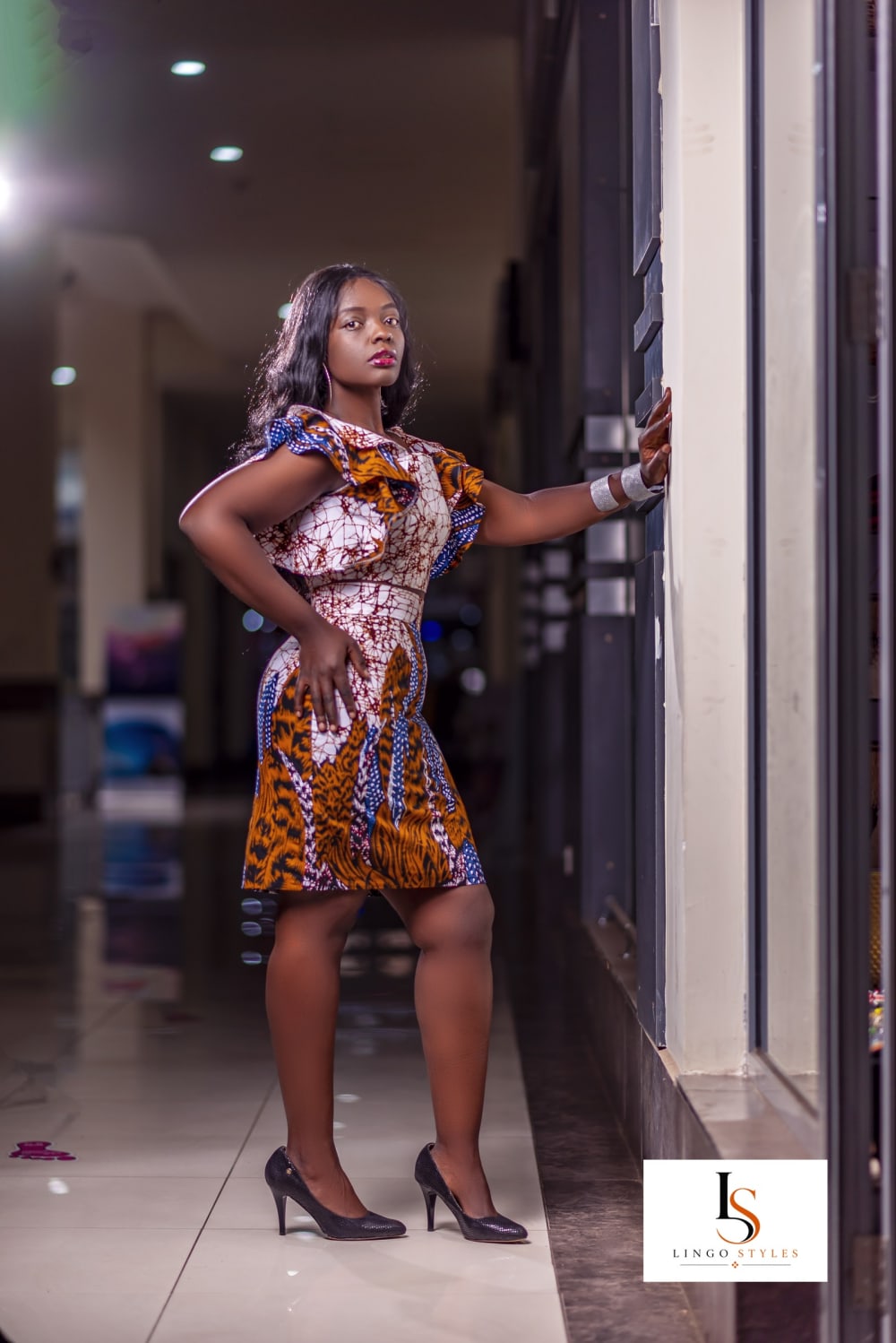Nairobi Blue Ankara Mini