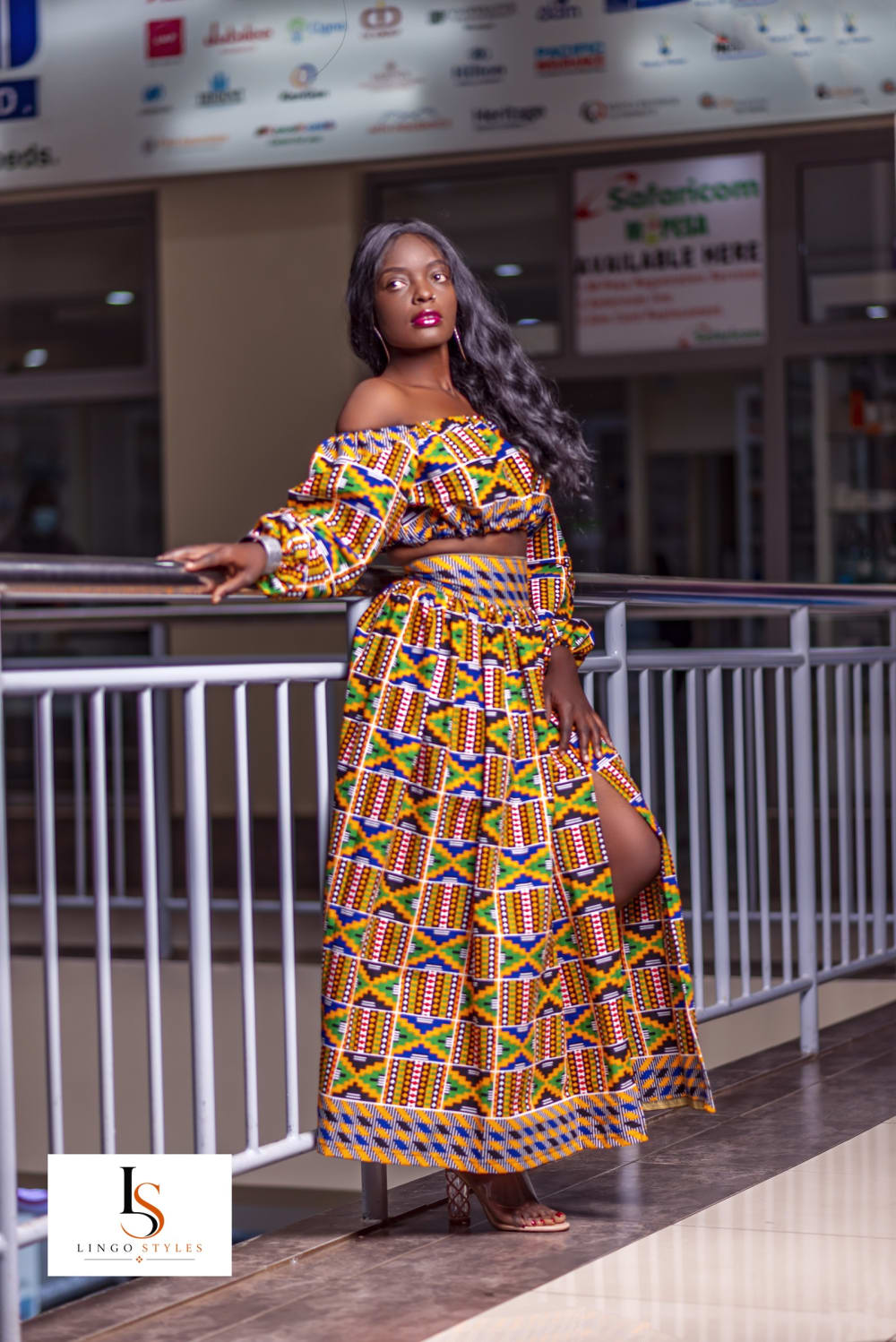 Kente Maxi with Side Slit