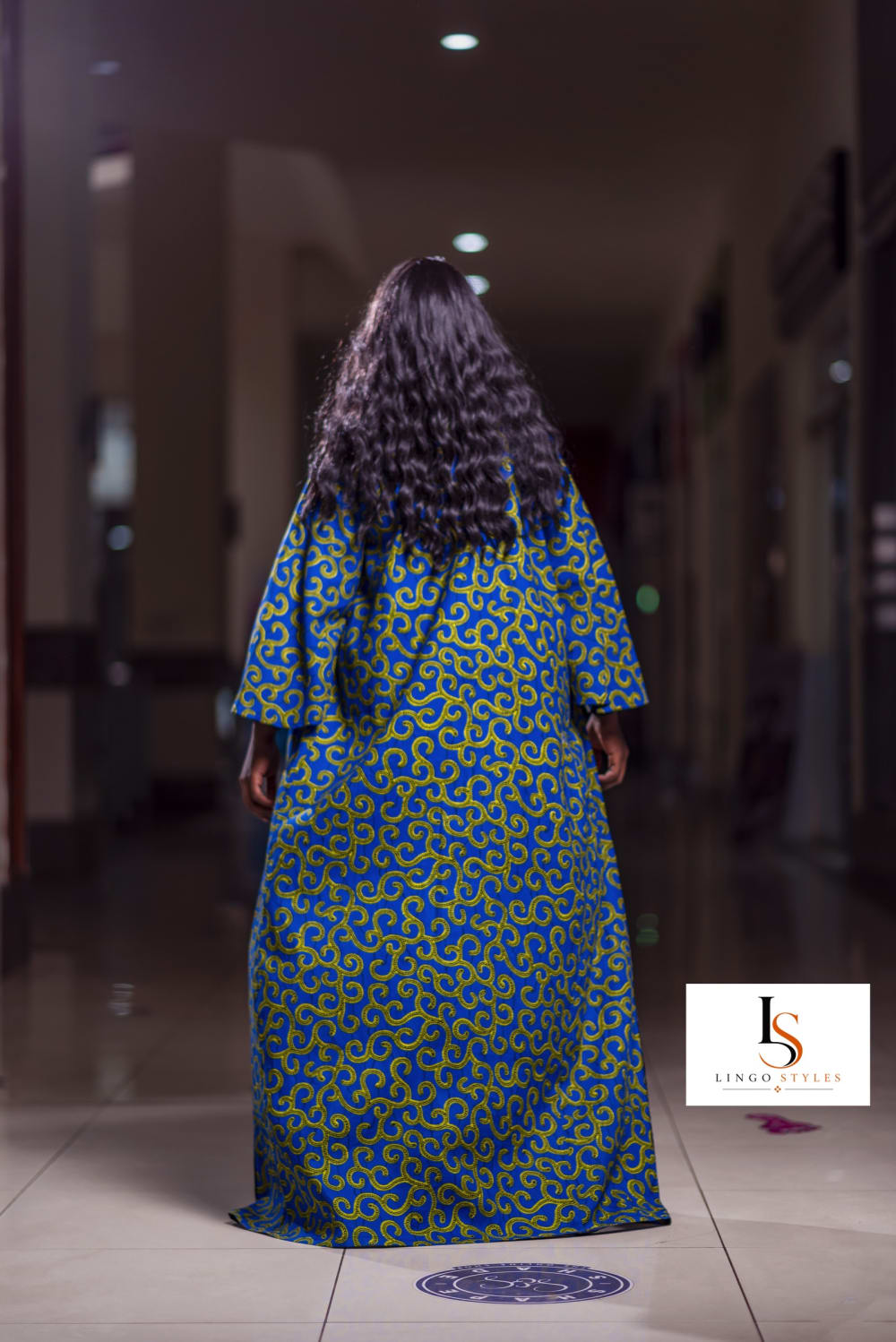 Swirl Kitenge Kaftan
