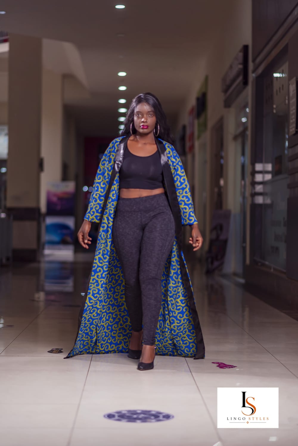 Kitenge Duster Coat