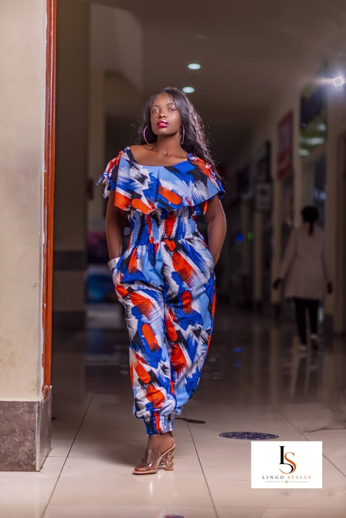 Abstract Ankara Jumpsuit