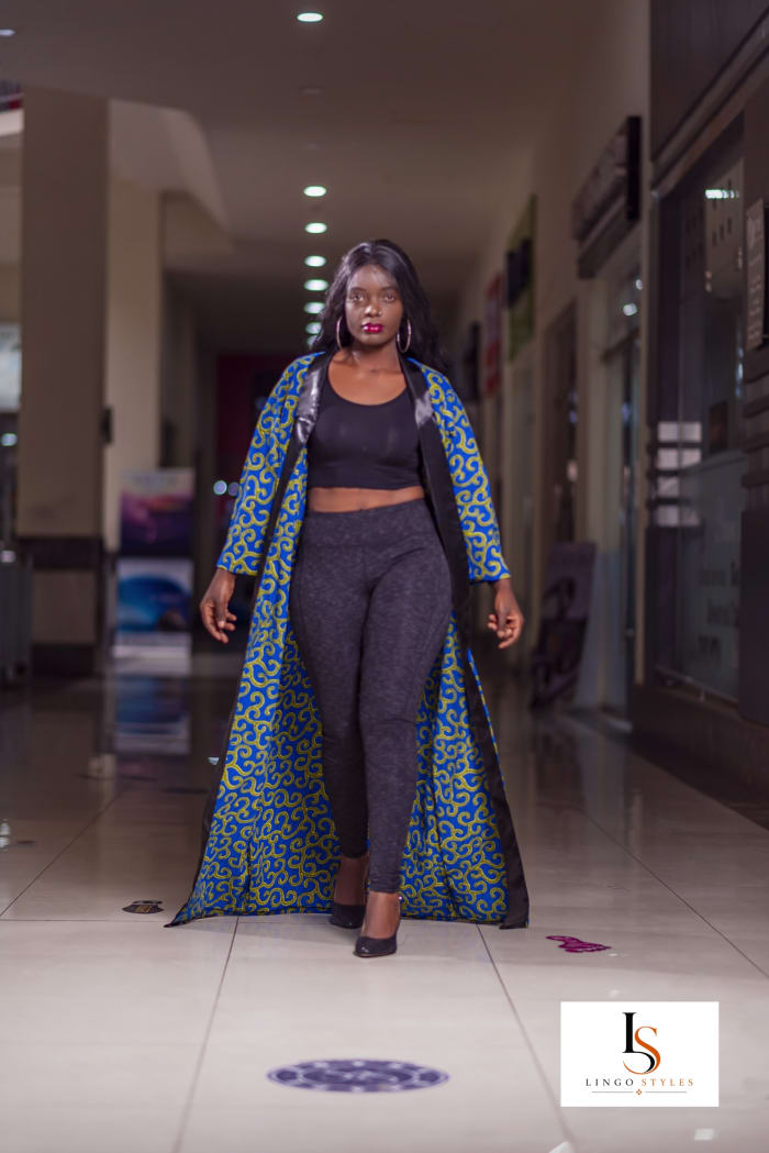 Kitenge Duster Coat