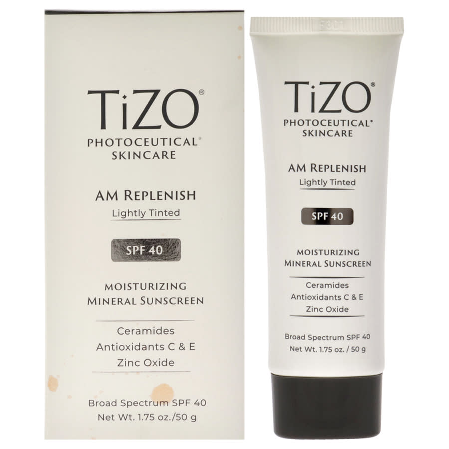 Tizo Photoceutical AM Replenish SPF 40 175 oz Lightly Tinted Skin Care 358892101504 30$