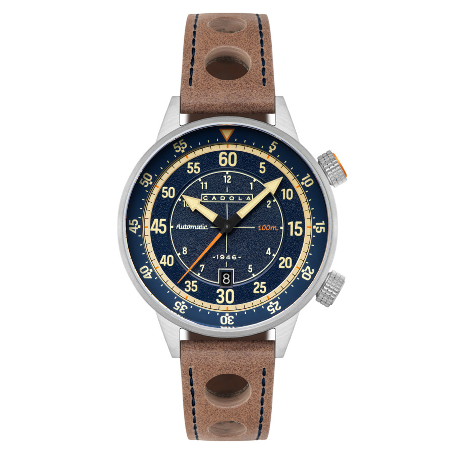 Cadola Rally Timer Automatic Blue Dial Mens Watch CD-1059-03 189$