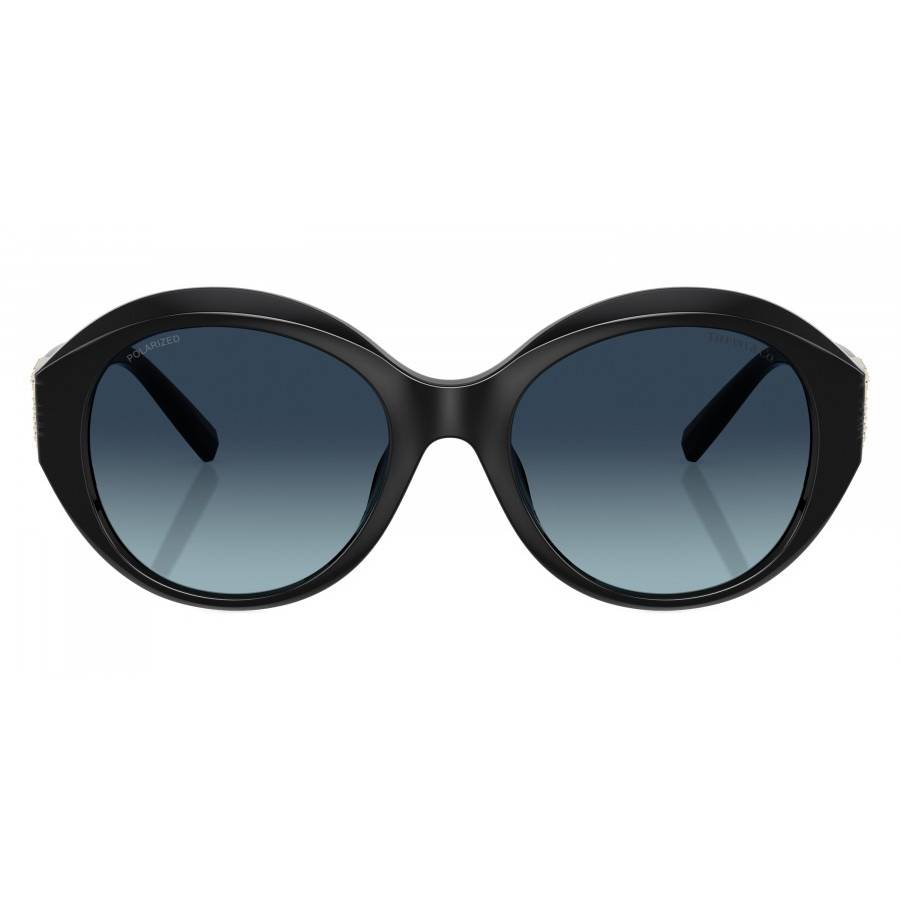 Tiffany Blue Gradient Polarized Oval Ladies Sunglasses TF4227BU 80014U 53