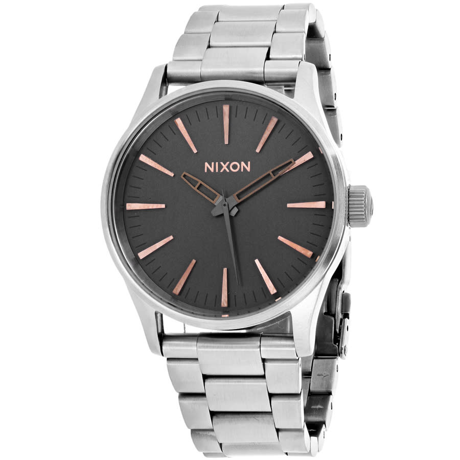 Nixon Sentry 38 Ss Quartz Grey Dial Mens Watch A450-2064 126$