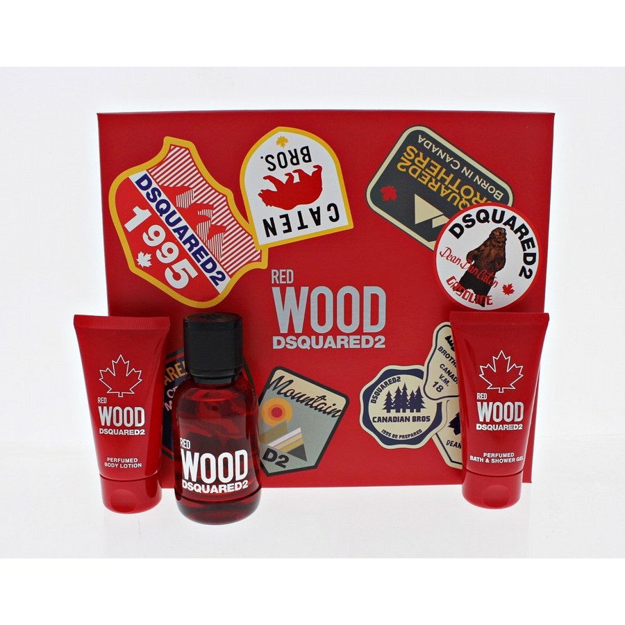 Dsquared2 Ladies Wood Red Pour Femme Gift Set Fragrances 8011003862733 28$