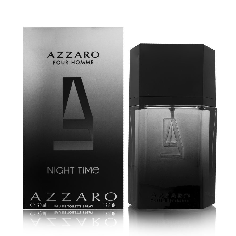 Azzaro Mens Pour Homme Night Time EDT 1.7 oz Fragrances 3351500999026