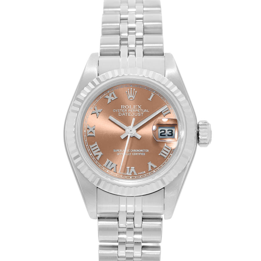 Preowned Rolex Datejust 26 Automatic Chronometer Pink Dial Ladies Watch 79174 PRJ