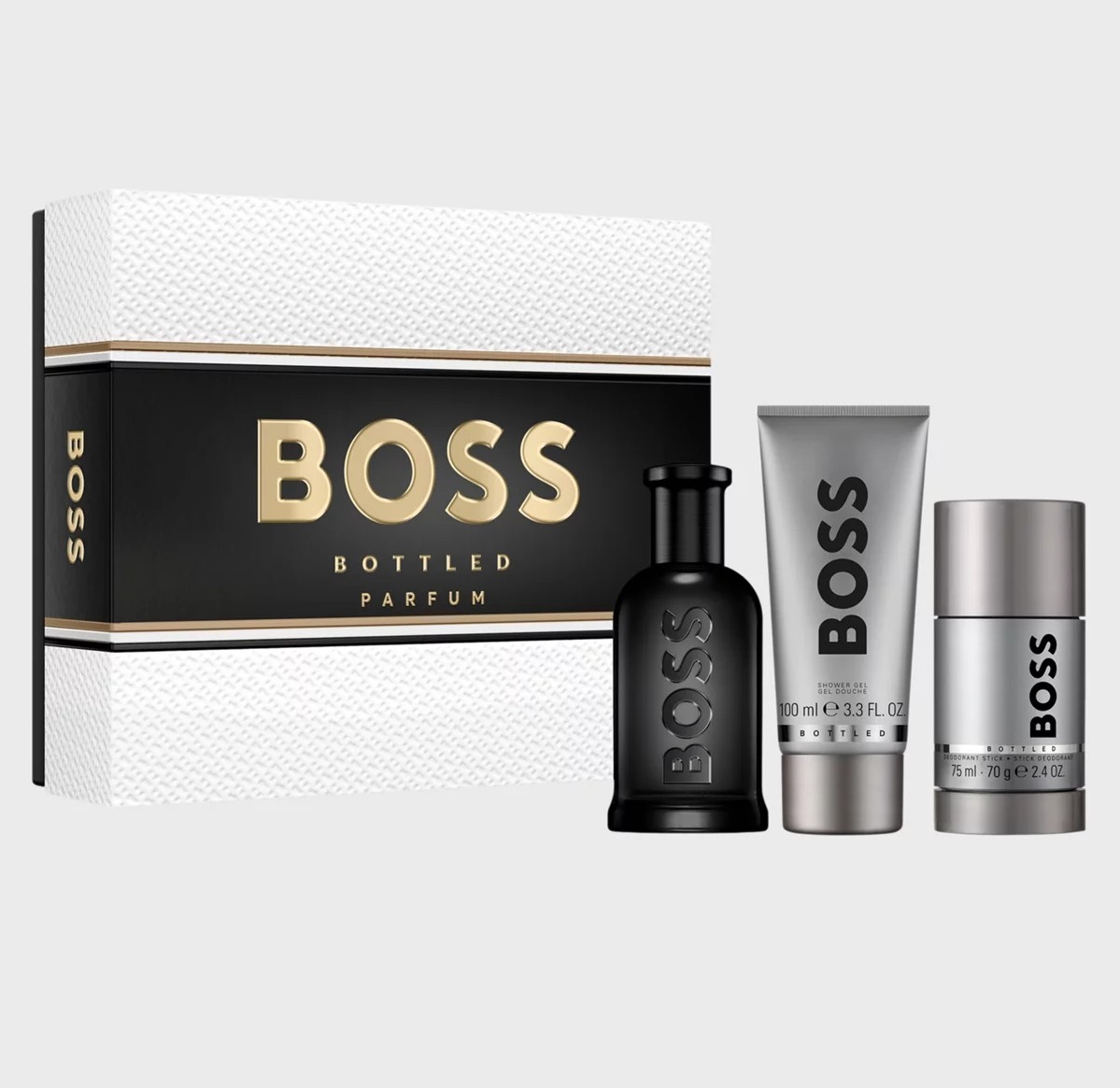 Hugo Boss Mens Boss Bottled Parfum Gift Set Fragrances 3616305265180 55$