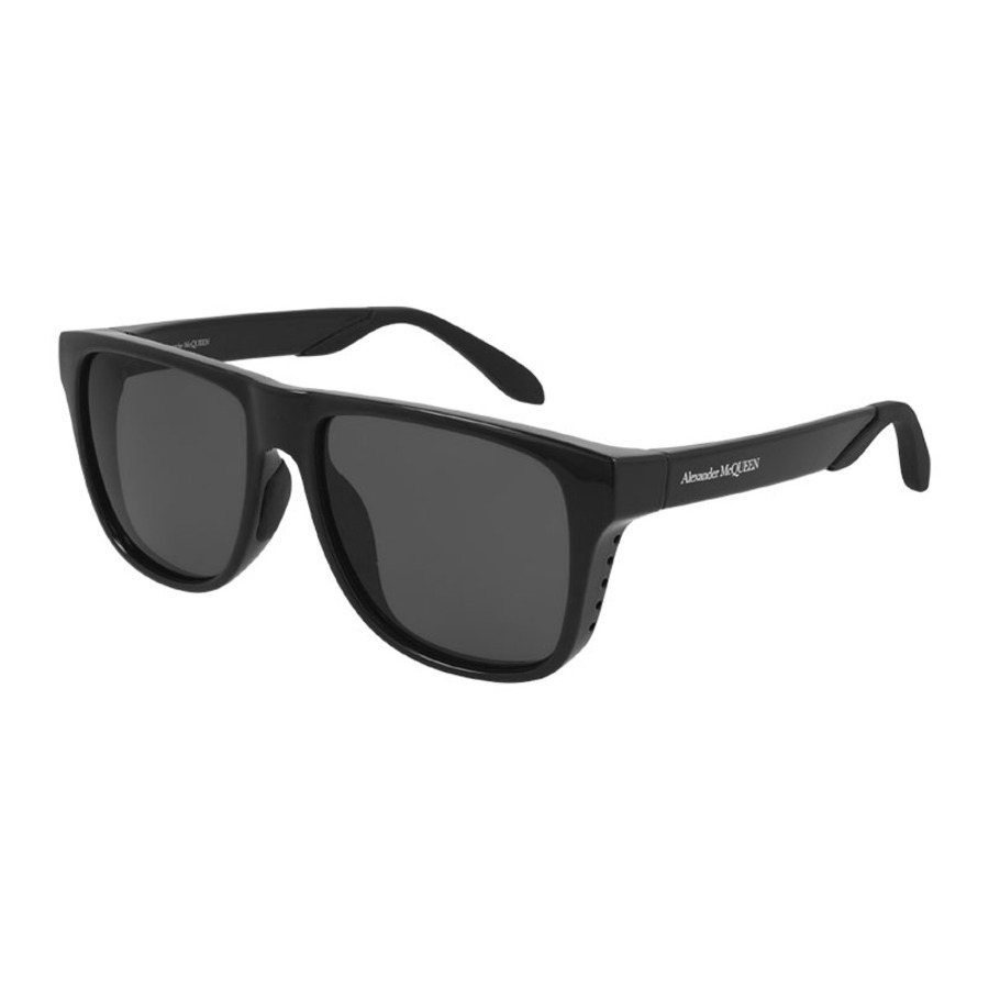 Alexander McQueen AM0292SA001 Square Full Rim Sunglasses — Black