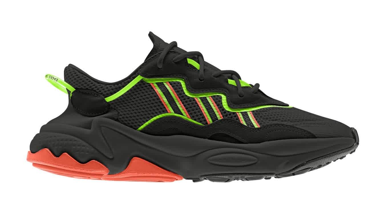 black and orange trainers mens