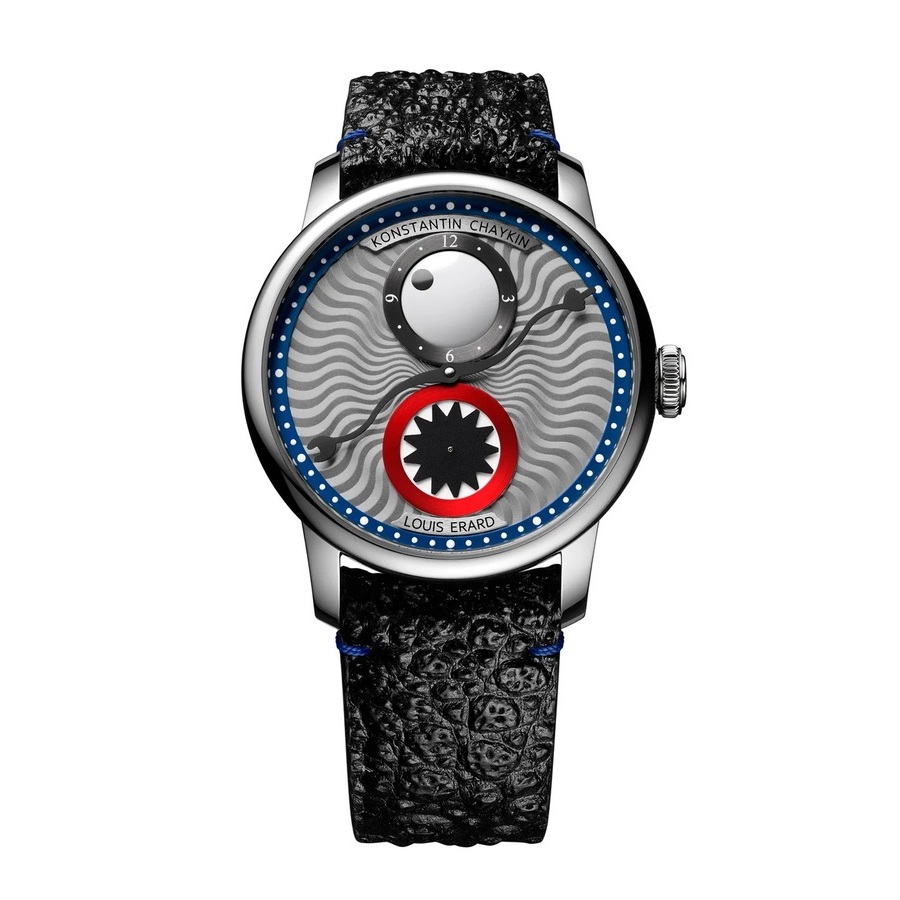 Louis Erard Regulator Monster Grey Dial Mens Watch 85237AA90.BGA087