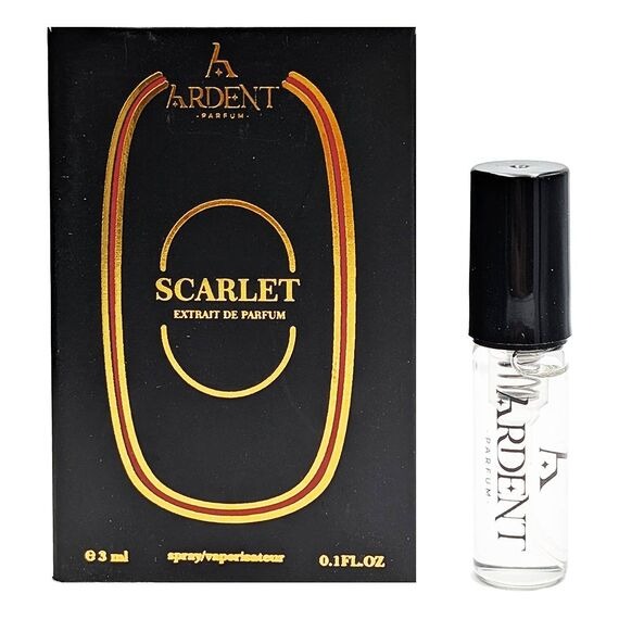 Ardent Unisex Scarlet Extrait de Parfum Spray 0.1 oz Fragrances 3075512345656
