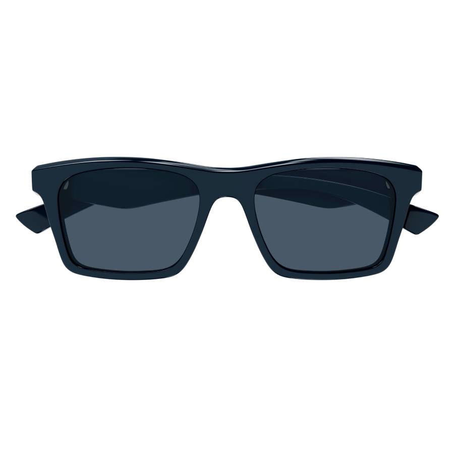 Alexander Mcqueen Blue Square Mens Sunglasses AM0472S 005 53