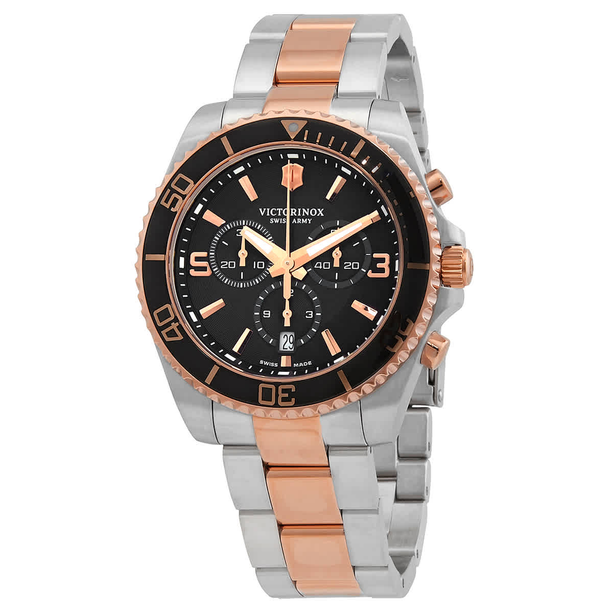 Victorinox Maverick Chronograph Quartz Black Dial Mens Watch 241952 449$