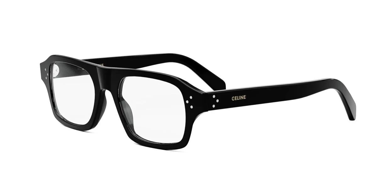 Celine Demo Square Ladies Eyeglasses CL501371 001 51