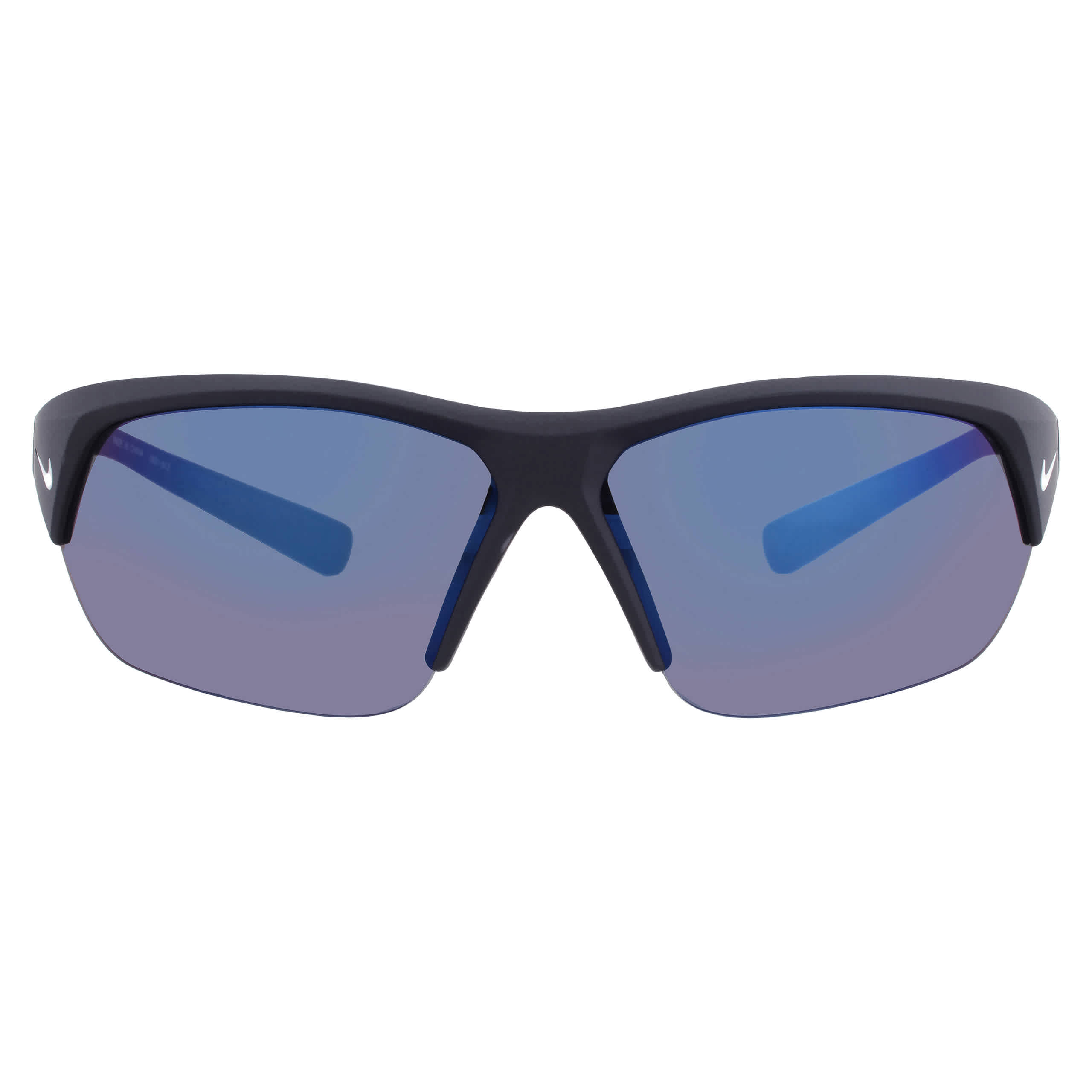 Nike Men'sSport Sunglasses Matte Black/Grey-Blue Mirrored (NKFQ4683-014)