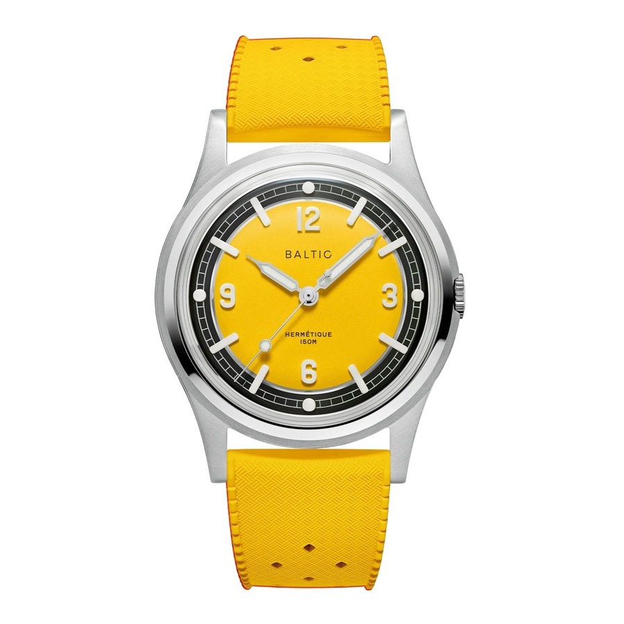 Baltic Hermetique Automatic Unisex Watch HermYellow