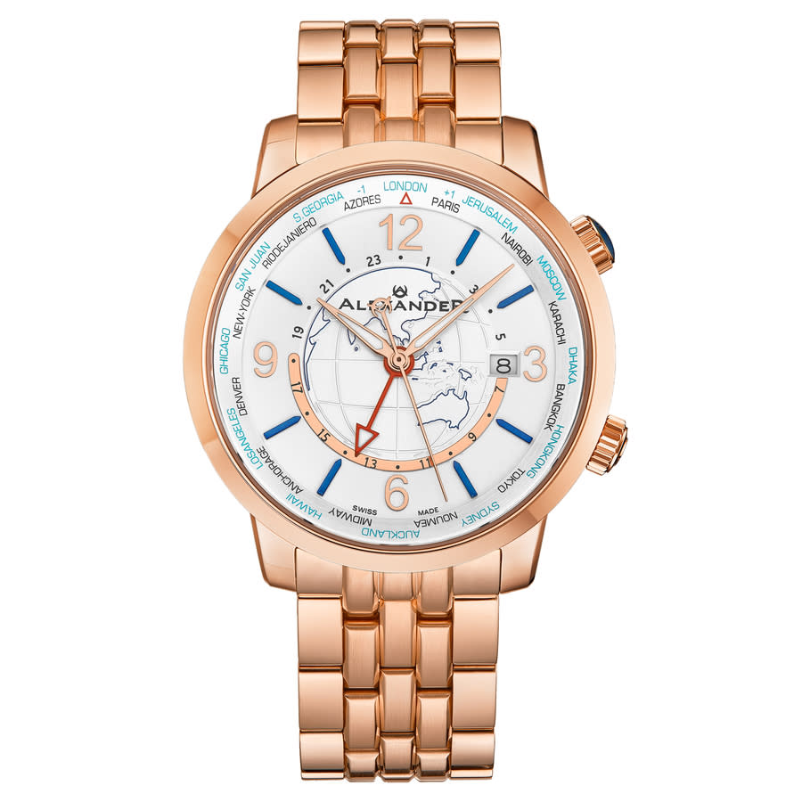 Alexander Alexander 2 Quartz Silver Dial Mens Watch A171B-02 773$