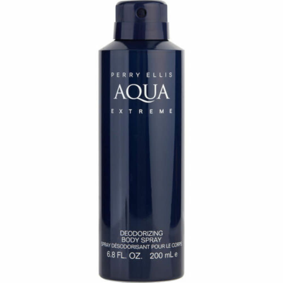 Perry Ellis Mens Aqua Extreme Deodorant Body Spray 6.8 oz Fragrances 844061011175