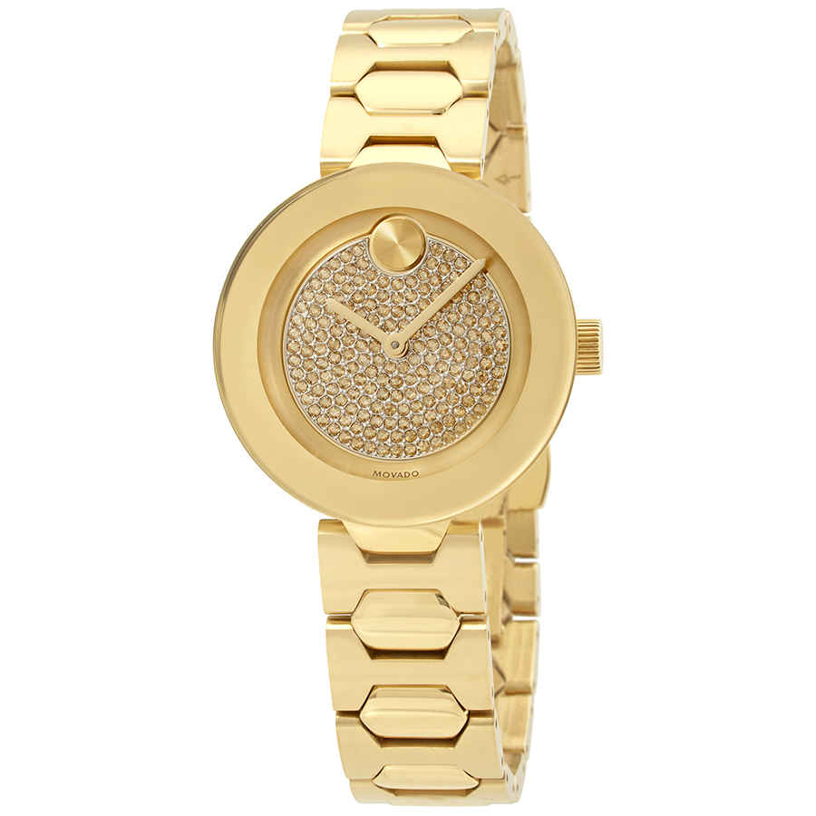 Movado Bold Pave Crystal Dial Ladies Watch 3600492 229$