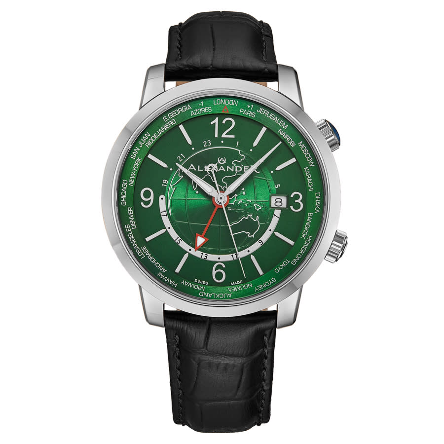 Alexander Alexander 2 Quartz Green Dial Mens Watch A171A-04 610$