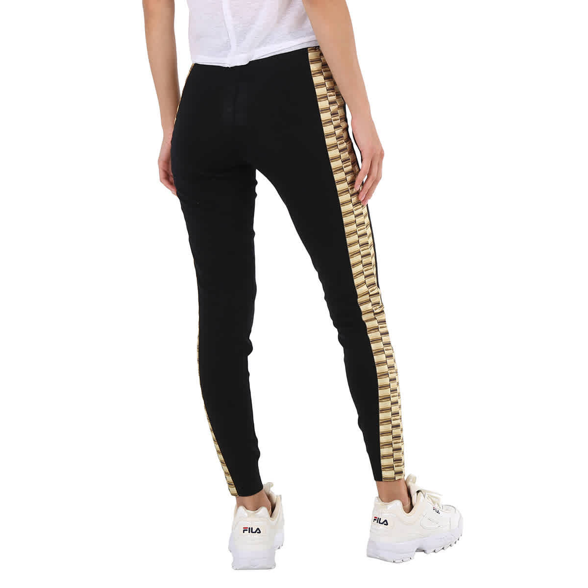 Moschino Black Teddy Coin Leggings eBay