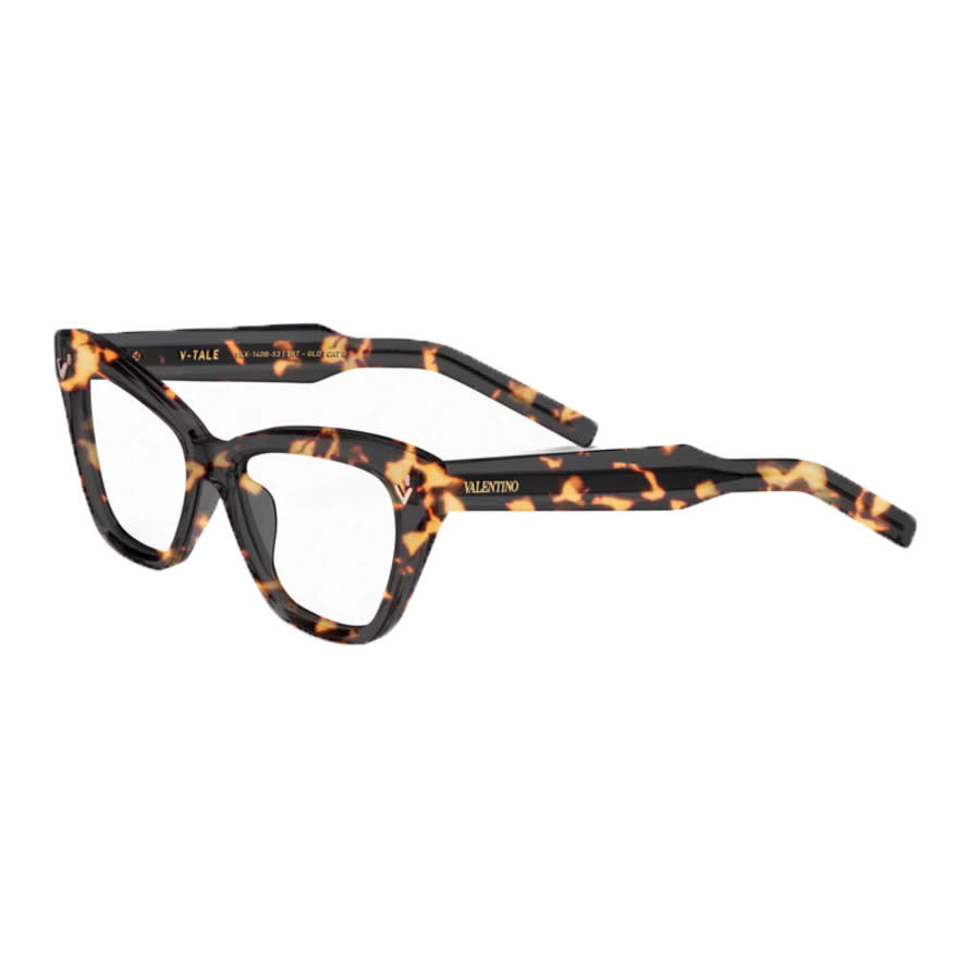 Valentino Ladies Black Cat Eye Eyeglass Frames VLX-140 B