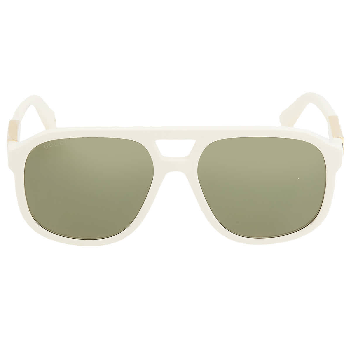 Gucci Green Pilot Unisex Sunglasses GG1188S 005 58