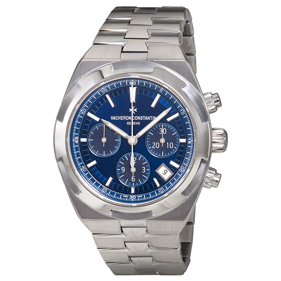 Pre-owned Vacheron Constantin Overseas Chronograph Blue Dial Mens Watch 5500V110A-B148 29545$