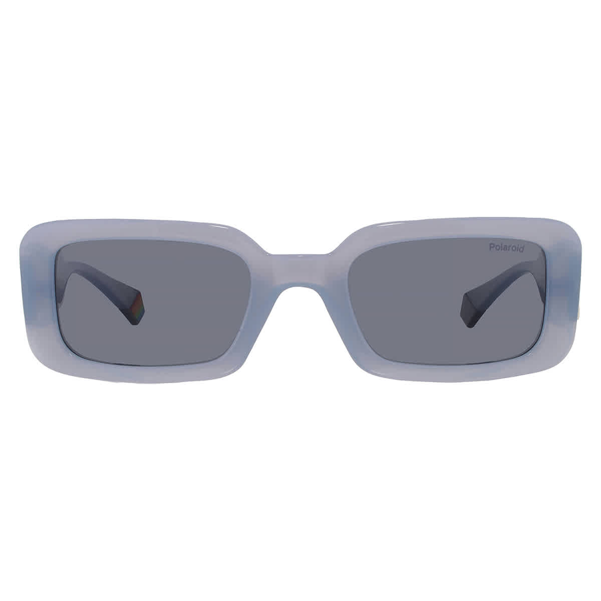 Polaroid Polarized Blue Rectangular Ladies Sunglasses PLD 6208/S/X 0MVU/C3 52