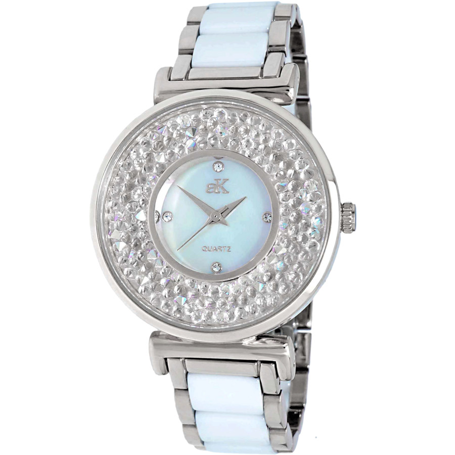 Adee Kaye Pisa Quartz White Dial Ladies Watch AKJ8660