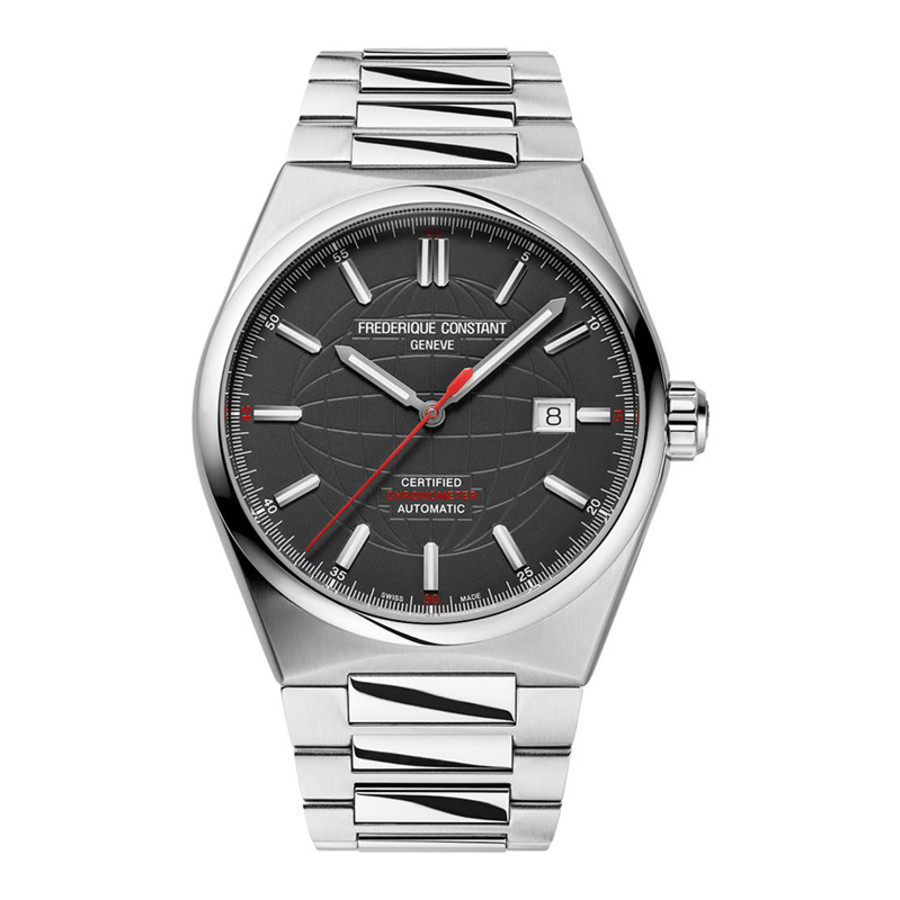 Pre-owned Frederique Constant Highlife Automatic Grey Dial Mens Watch FC-303RB4NH6B 1595$