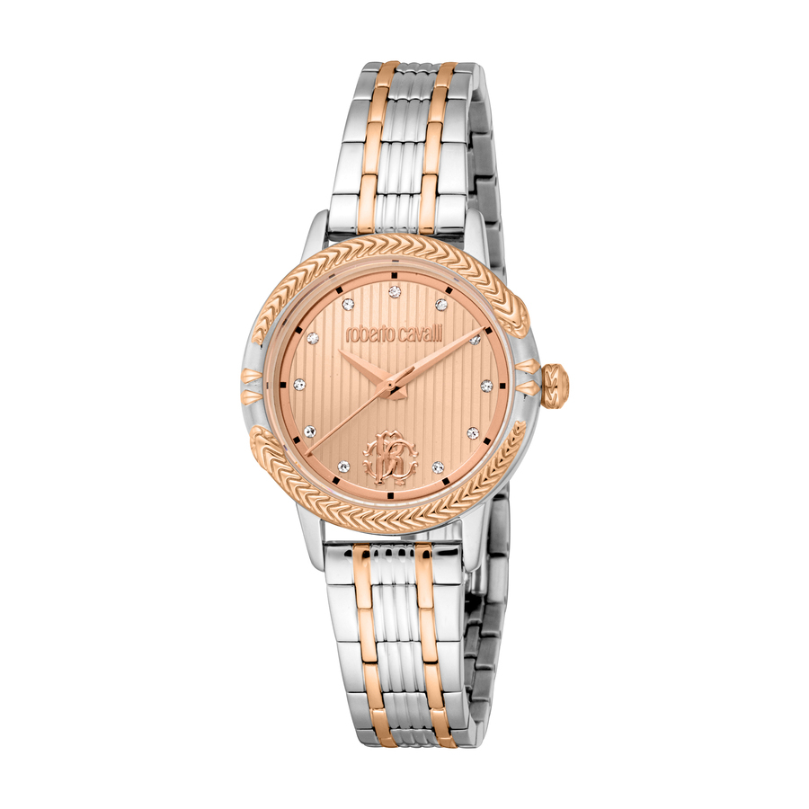 Roberto Cavalli Core Rose Gold-tone Dial Ladies Watch RC5L094M0095 234$