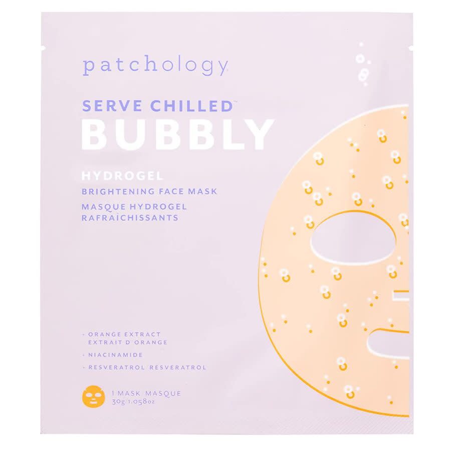 Patchology Serve Chilled Bubbly Brightening Hydrogel Mask 1.05 oz Skin Care 818262023428