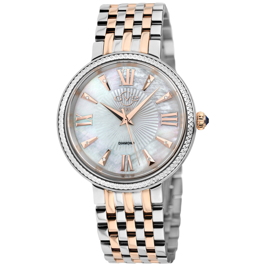 GV2 by Gevril Genoa Diamond Mother of Pearl Dial Ladies Watch 12535 385$
