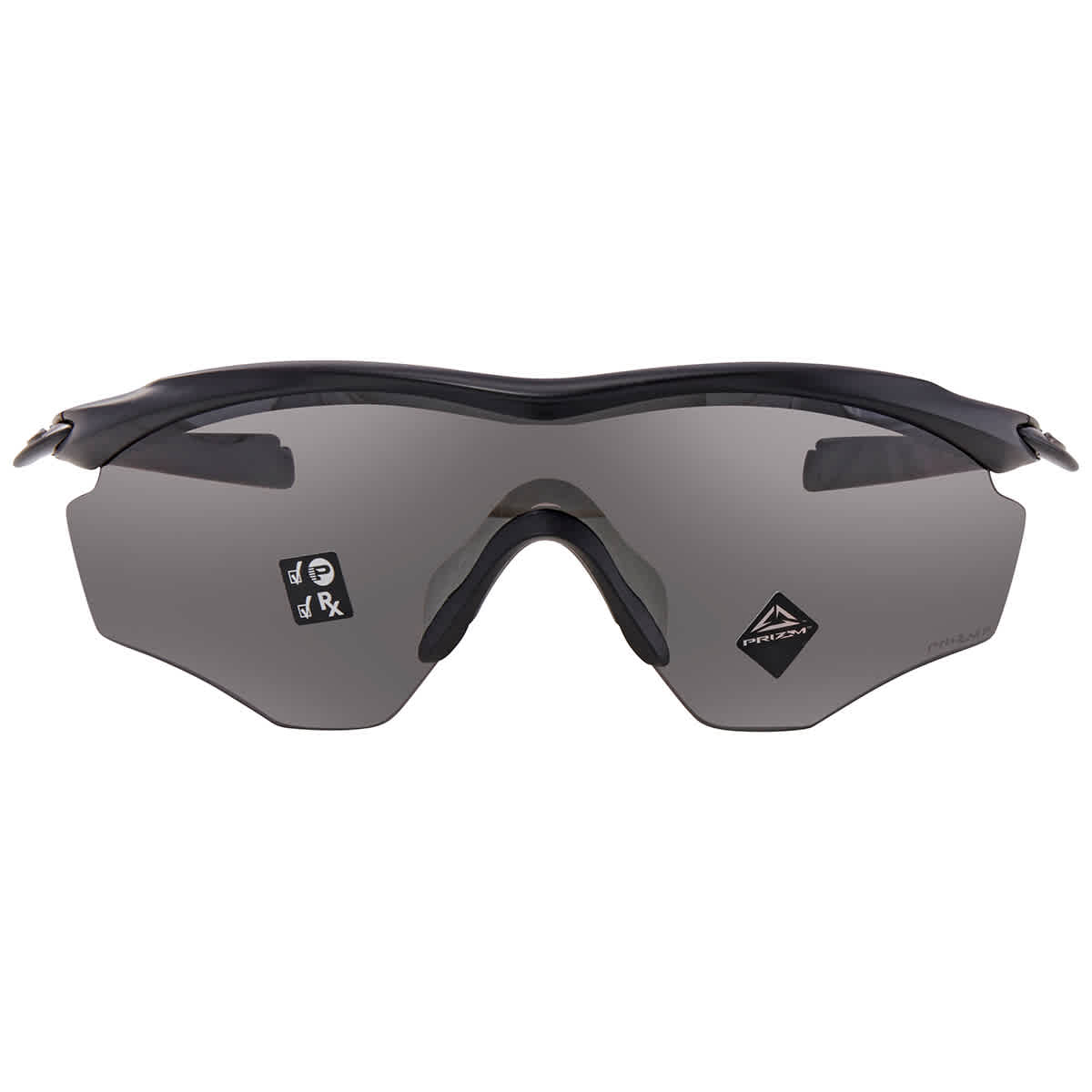 Oakley Unisex Sunglass M2 Frame® XL - Frame color: Matte Black, Lens color: Prizm Black Polarized