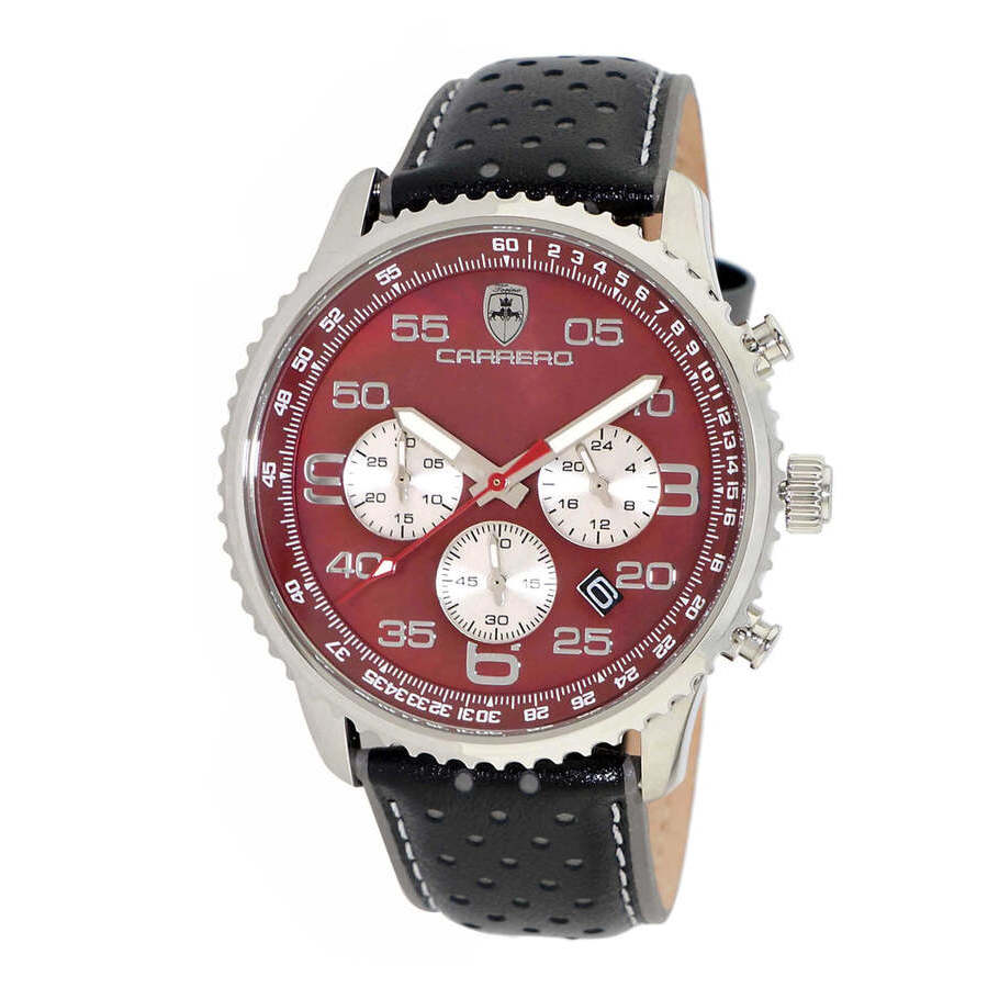 Torino Carrero Aureum Chronograph Tachymeter Chocolate Dial Mens Watch C1S7023-MR 1970$