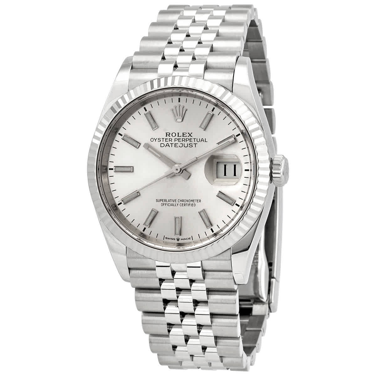 Rolex Datejust Automatic White Dial Unisex Watch M1262340025