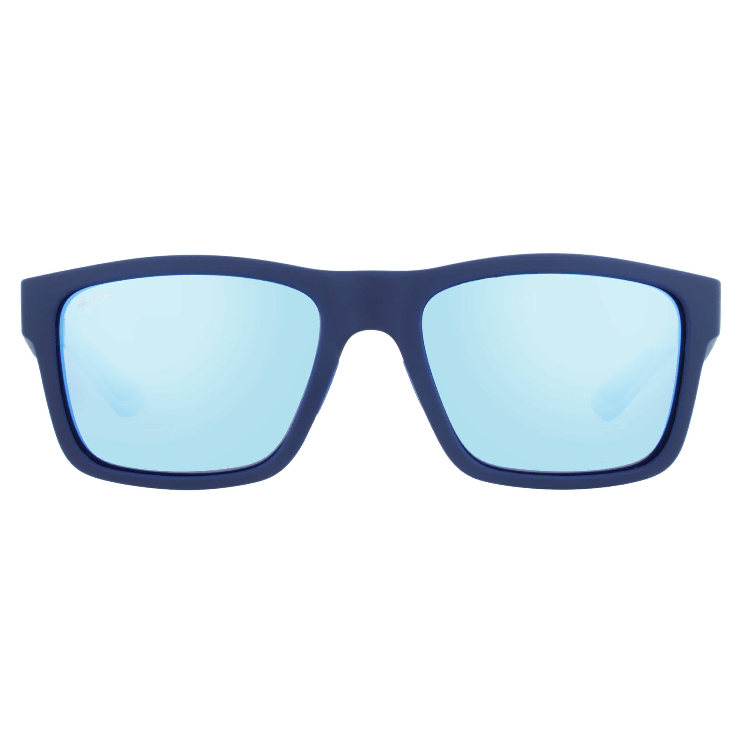 Maui Jim Unisex Sunglass The Flats -  Frame color: Blue Multicolor, Lens color: Blue Mirror Polarized