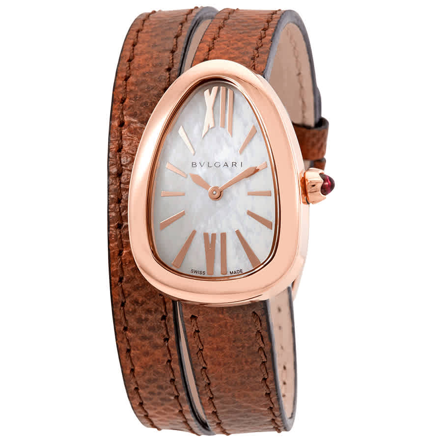 bvlgari leather watch