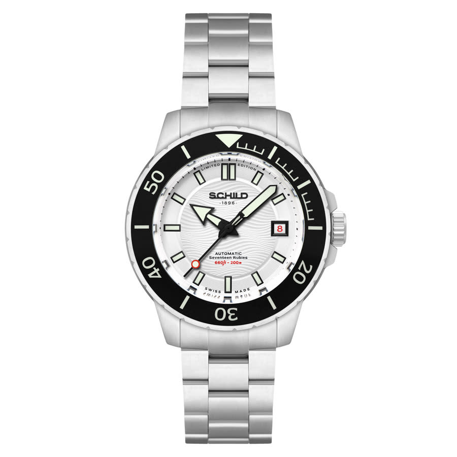 Schild Hermann Automatic White Dial Mens Watch SC-1016-55