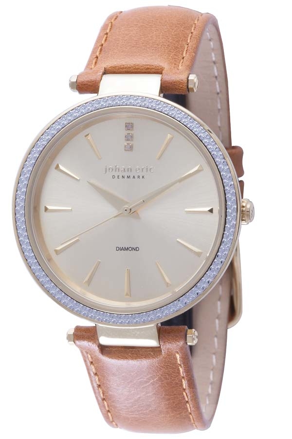 Johan Eric Fredericia Gold Dial Ladies Watch JE-F1000-02-002 166$