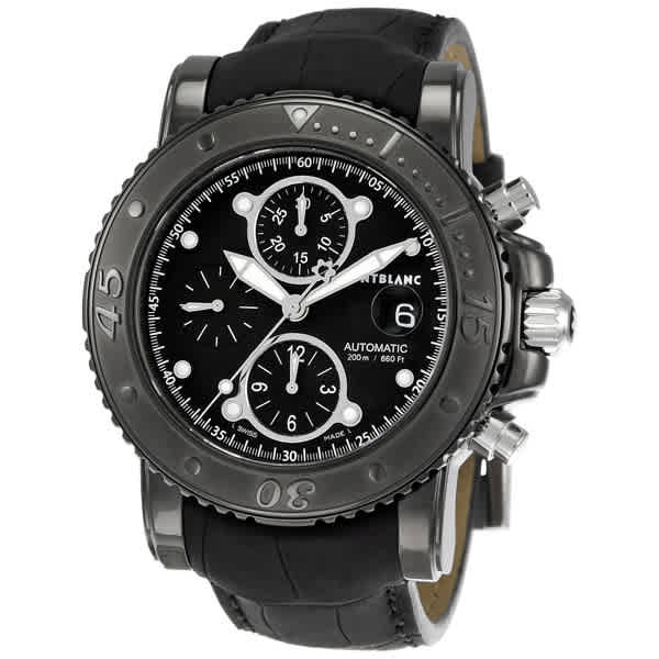 Montblanc Sport Mens Black Dial Watch 104279 3025$